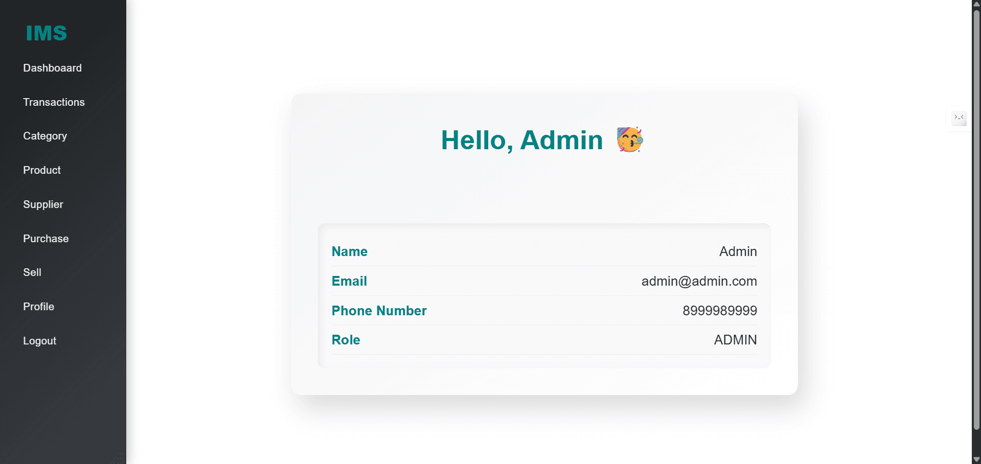Inventory Management System